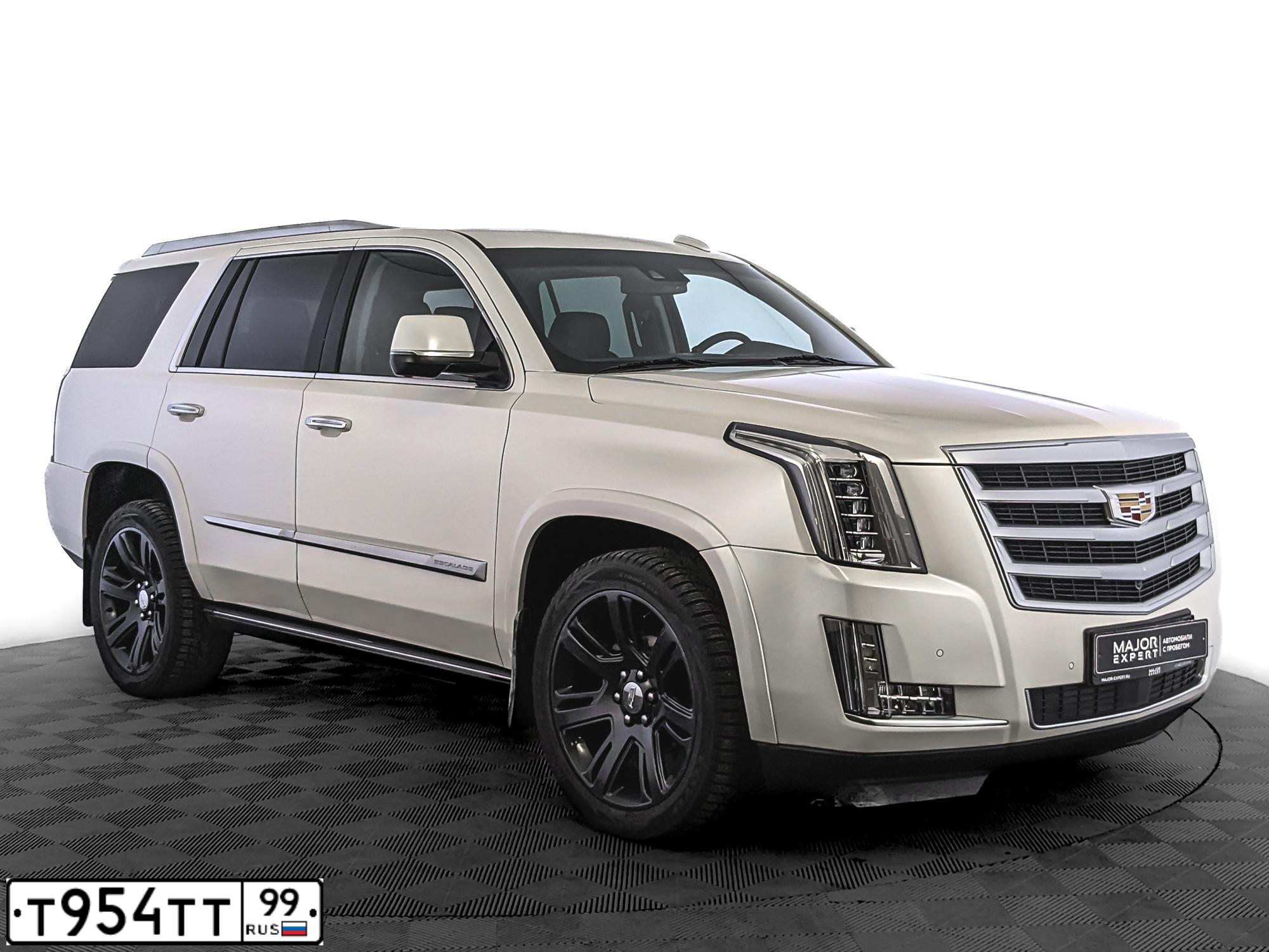 Фото автомобиля КАДИЛЛАК ESCALADE, 2015 — госномер Н197РХ797. Цвет: БЕЛЫЙ МЕТАЛЛИК