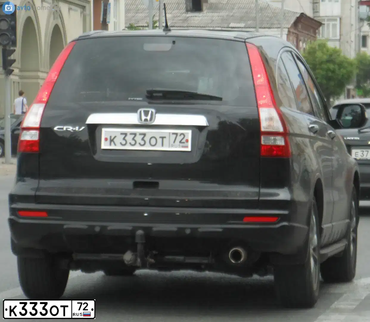 Фото автомобиля HONDA ACCORD, 2008 — госномер К333ОТ72. Цвет: БЕЛЫЙ