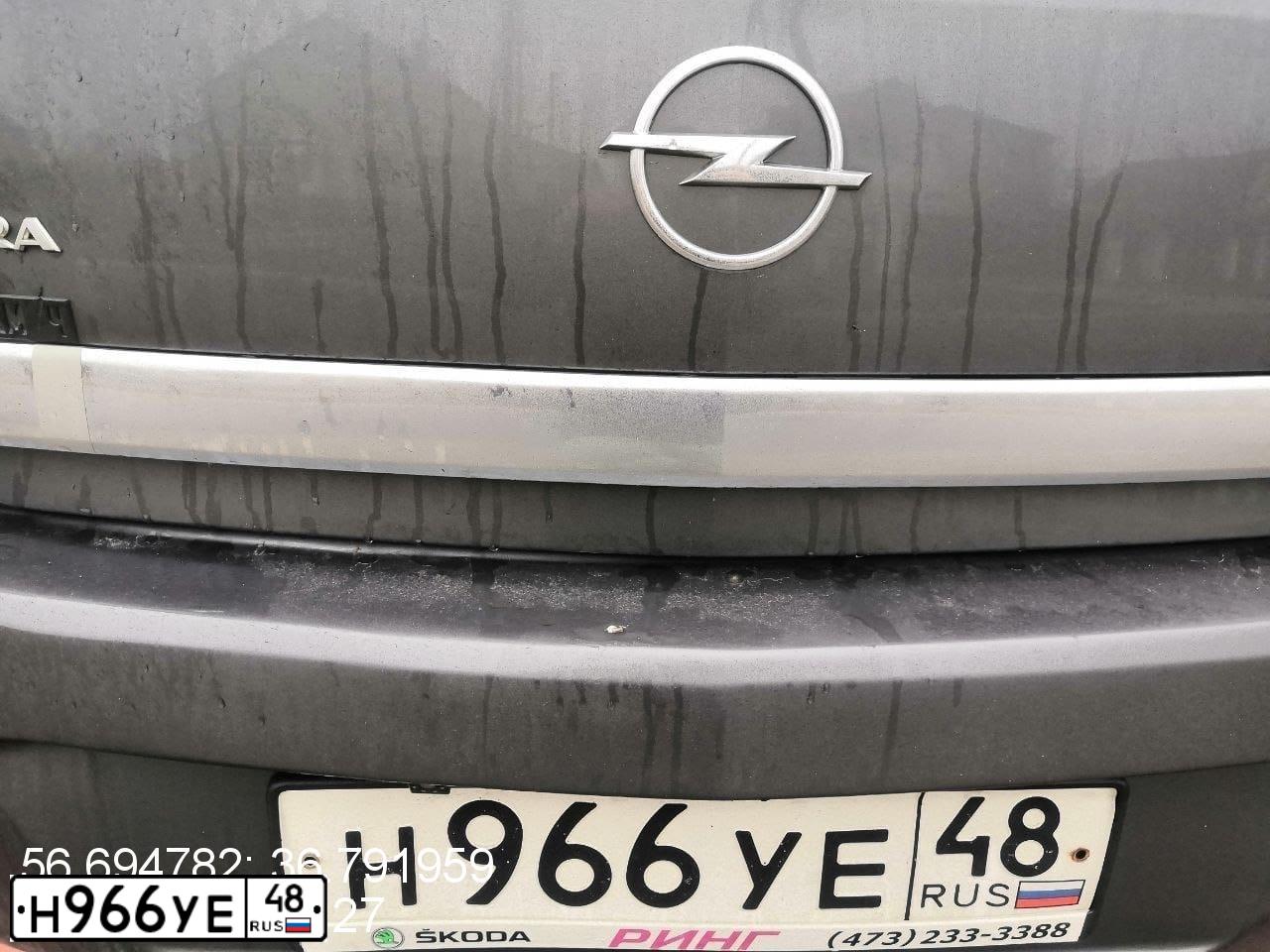 Фото автомобиля OPEL ASTRA, 2010 — госномер Р810ЕХ136. Цвет: ТЕМНО-СЕРЫЙ