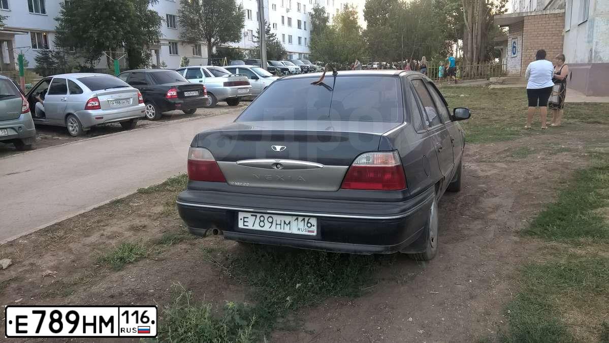 Фото автомобиля DAEWOO NEXIA, 2007 — госномер Е789НМ116. Цвет: ТЕМНО-СИНИЙ