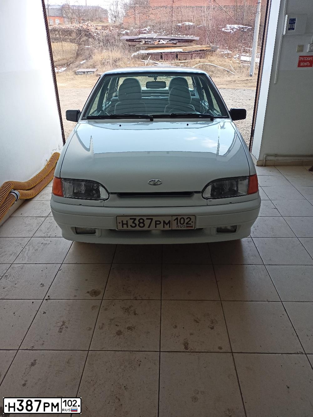 Фото автомобиля LADA 2115, 2012 — госномер В917ОЕ06. Цвет: Белый