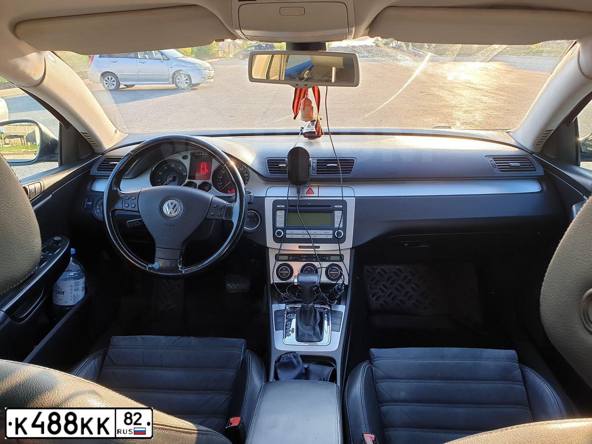 Фото автомобиля VOLKSWAGEN PASSAT, 2008 — госномер К488КК82. Цвет: ЧЕРНЫЙ