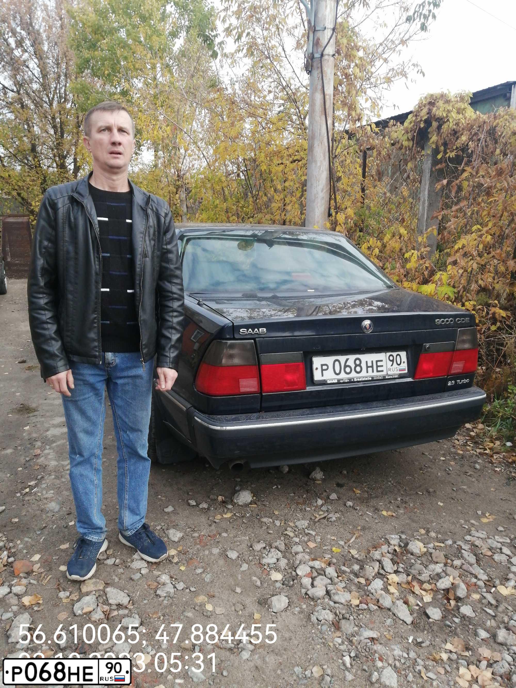 Фото автомобиля SAAB 9000, 1996 — госномер Е555ВМ99. Цвет: СИНИЙ ТЕМНЫЙ