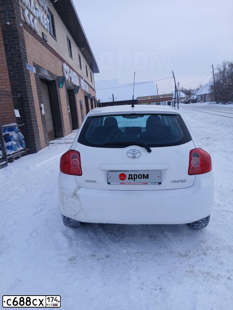 Фото автомобиля TOYOTA AURIS, 2008 — госномер Н976ЕР774