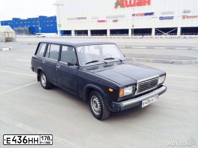 Фото автомобиля LADA 2104, 2011 — госномер Е436НН178. Цвет: ЧЕРНЫЙ ЖЕМЧУГ