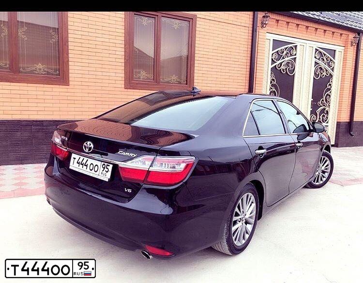 Фото автомобиля TOYOTA CAMRY, 2016 — госномер Т444ОО95