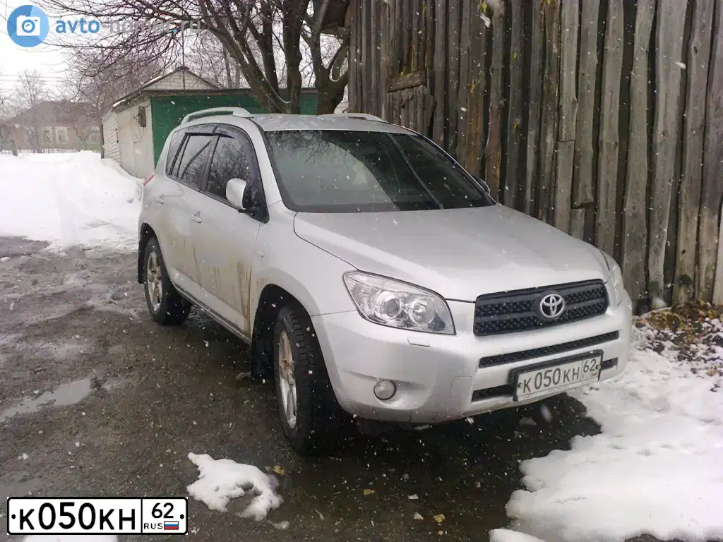 Фото автомобиля TOYOTA RAV4, 2008 — госномер Т531СН62. Цвет: СЕРЕБРИСТЫЙ