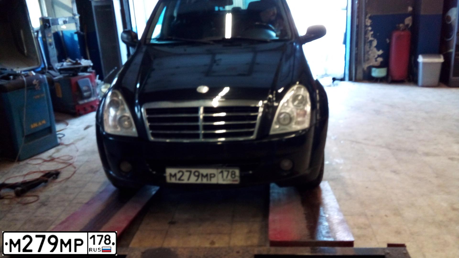 Фото автомобиля SSANGYONG REXTON, 2011 — госномер Т758ОН69. Цвет: ЧЕРНЫЙ
