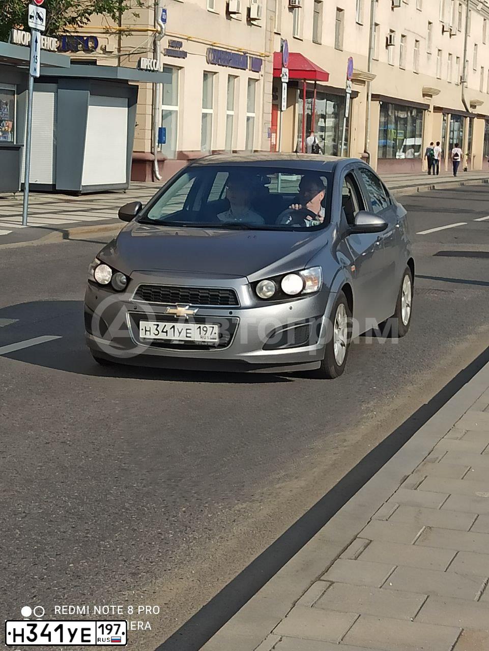 Фото автомобиля CHEVROLET AVEO, 2012 — госномер Т322СУ152