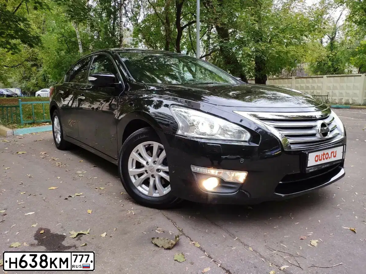 Фото автомобиля NISSAN TEANA, 2014 — госномер С852КО799. Цвет: Белый
