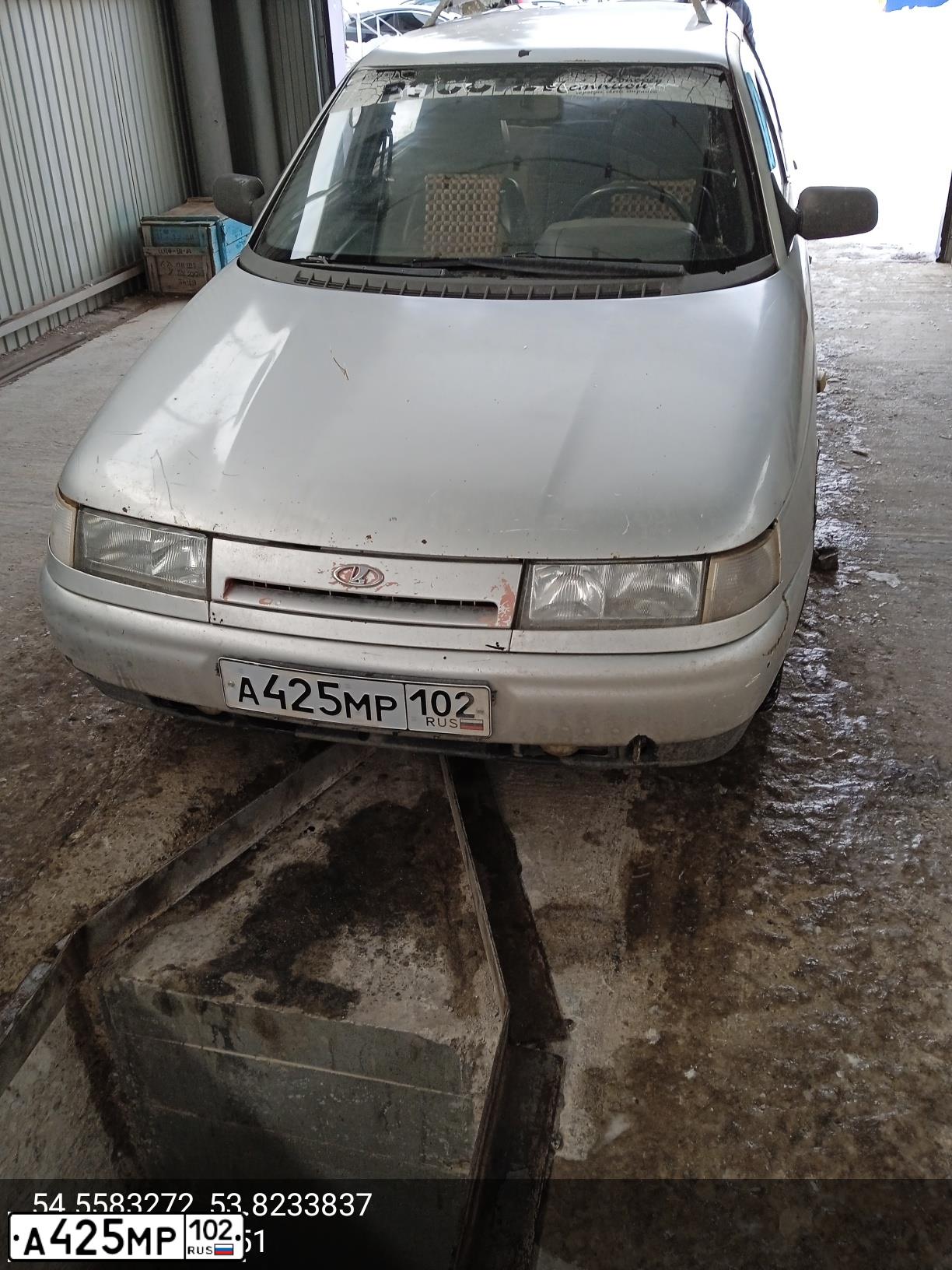 Фото автомобиля LADA 2111, 2002 — госномер Е434УХ702. Цвет: Светло-Серебристый металлик
