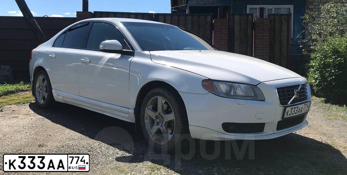 Фото автомобиля VOLVO S80, 2008 — госномер Т777РУ37. Цвет: Белый