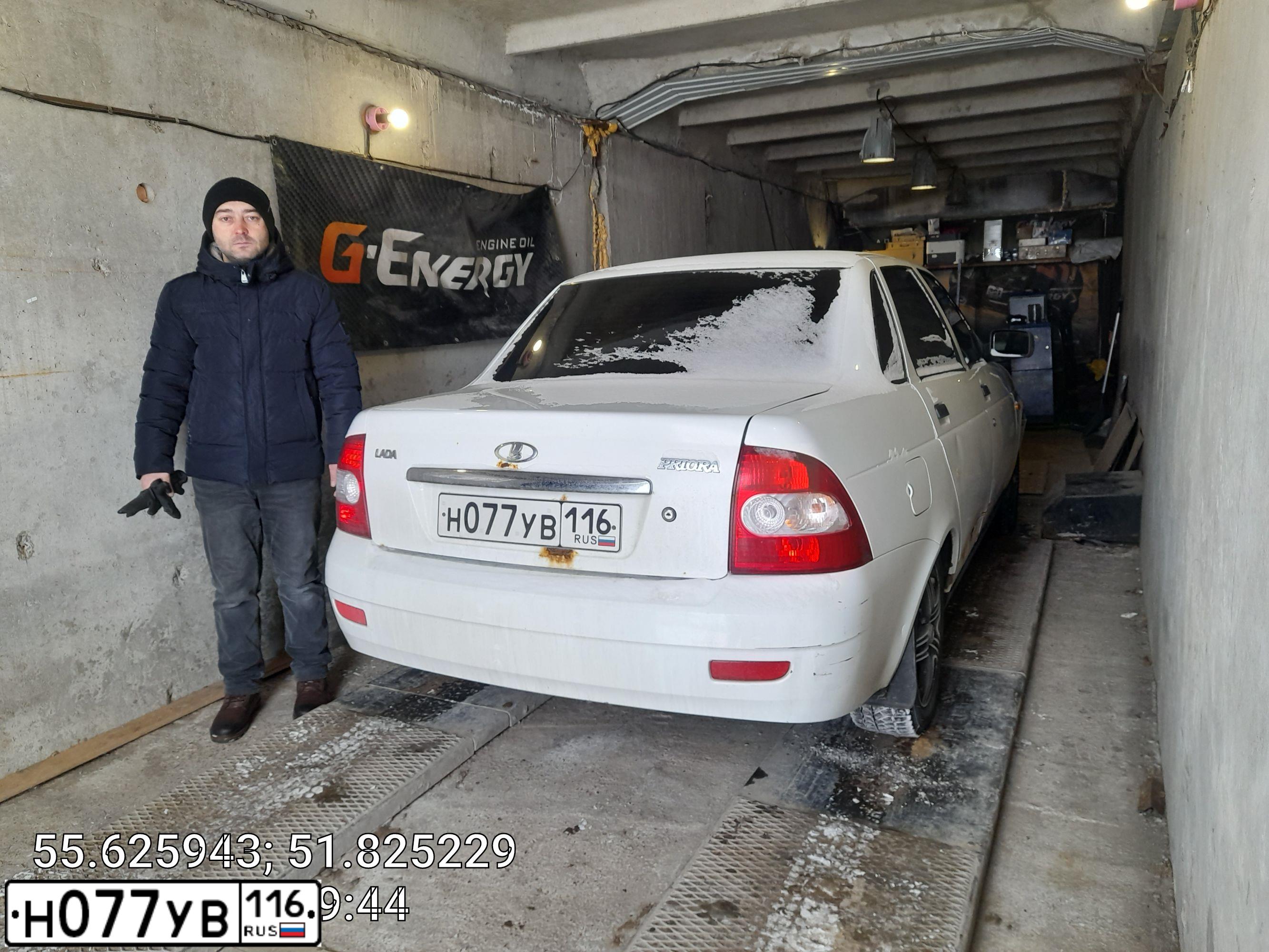 Фото автомобиля LADA 217010, 2011 — госномер С823СК716. Цвет: Белый