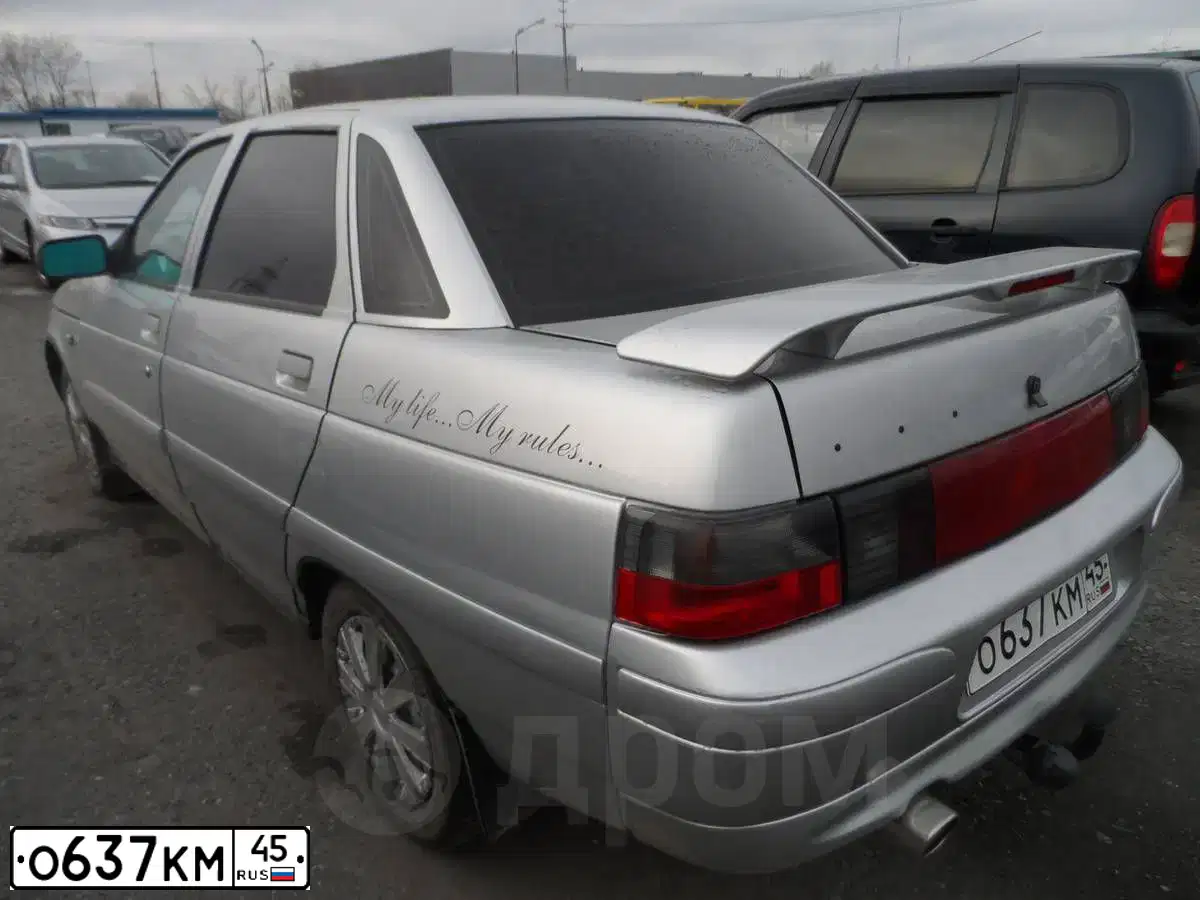 Фото автомобиля LADA 2110 LADA, 2005 — госномер О637КМ45. Цвет: СВЕТЛО СЕРЕБРИСТЫЙ МЕТАЛЛ