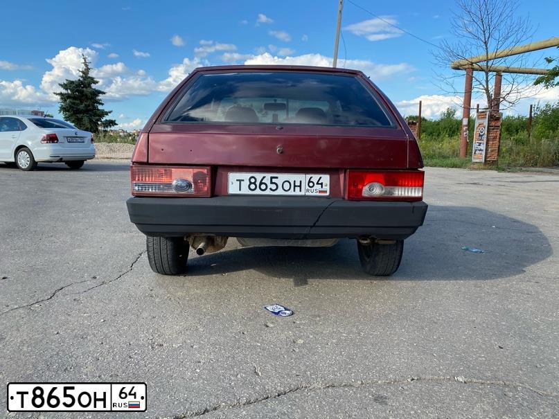 Фото автомобиля VAZ 2108 SAMARA, 1999 — госномер М966ТК64. Цвет: СИНЕ ЗЕЛЕНЫЙ