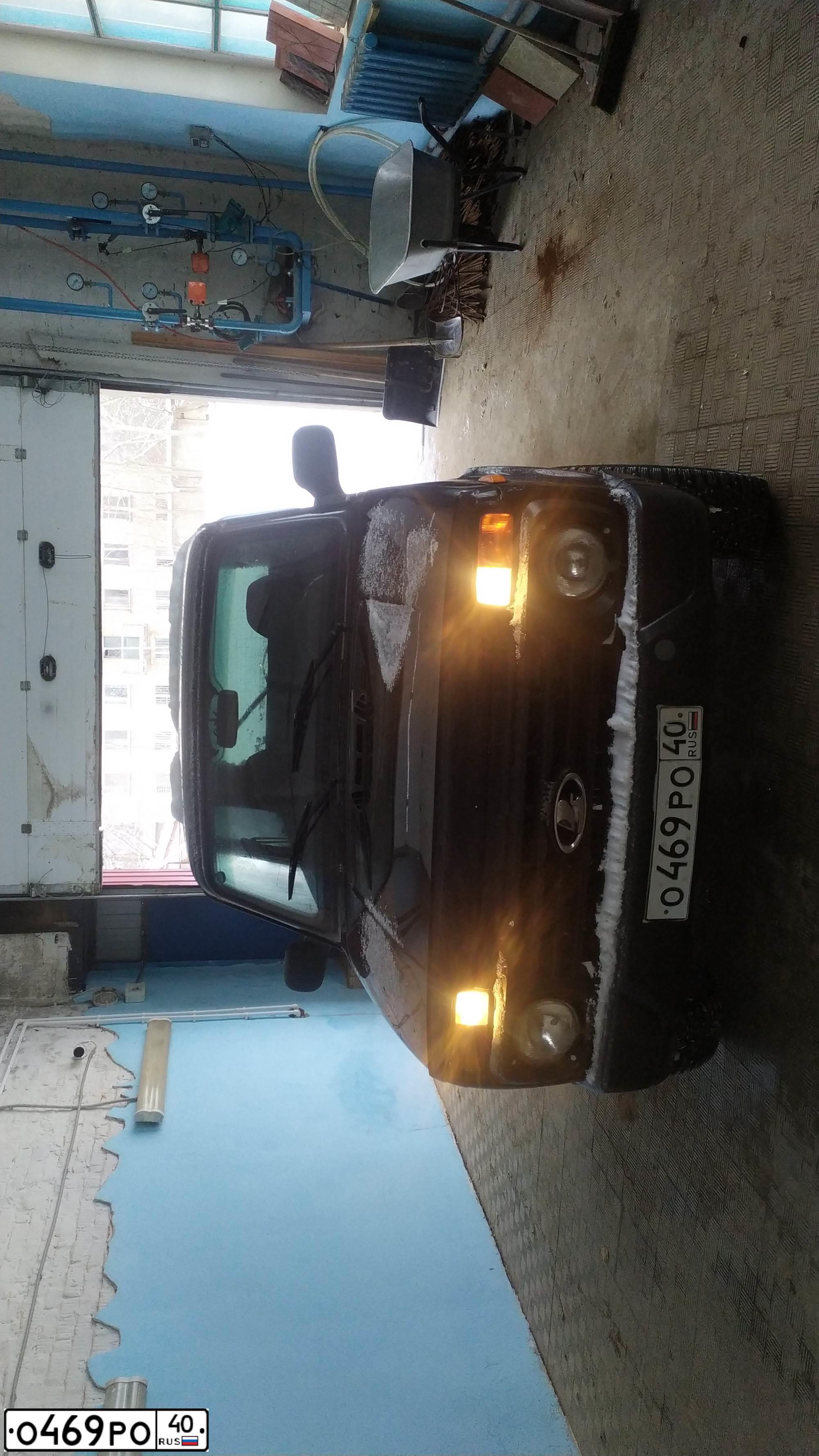 Фото автомобиля LADA 2121 NIVA, 2016 — госномер О469РО40. Цвет: ЧЕРНЫЙ