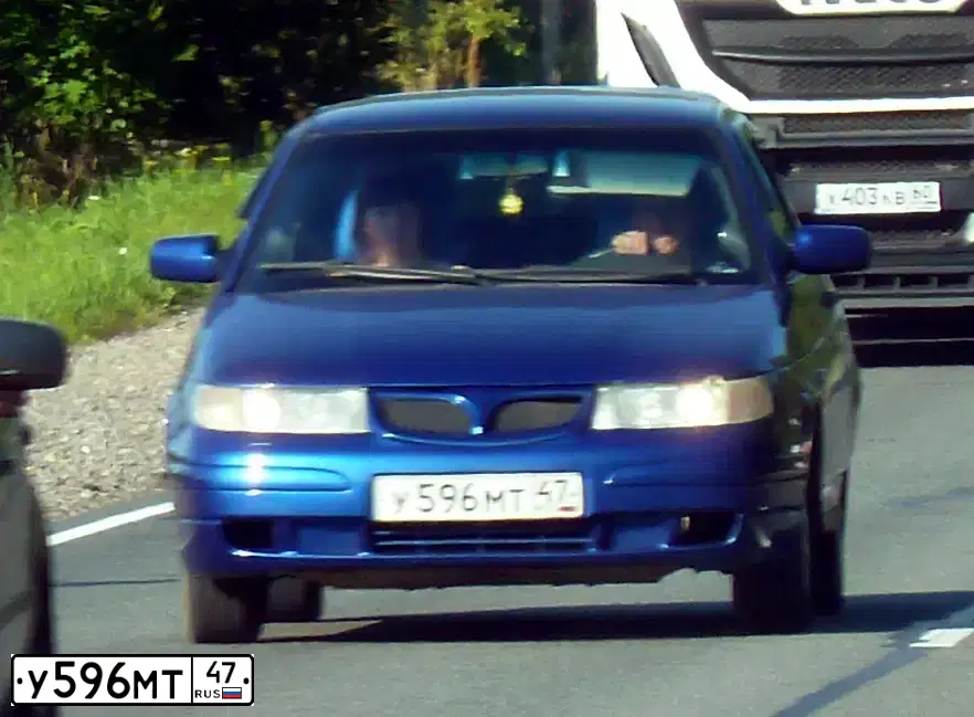Фото автомобиля LADA 2112, 2008 — госномер У596МТ47. Цвет: СИНИЙ МЕТАЛЛИК