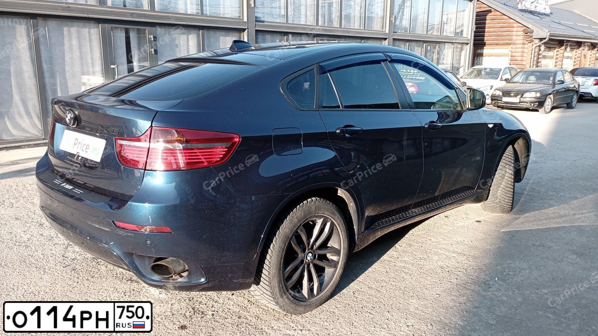 Фото автомобиля BMW X6, 2010 — госномер Т966УР30. Цвет: синий