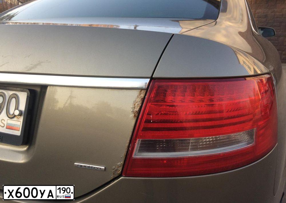 Фото автомобиля AUDI A6, 2007 — госномер Х600УА190. Цвет: БЕЖЕВЫЙ