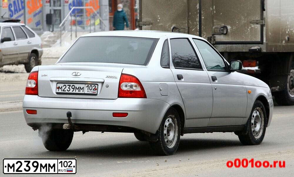 Фото автомобиля LADA 2170 PRIORA, 2009 — госномер М239ММ102. Цвет: СВЕТЛО СЕРЕБРИСТЫЙ МЕТАЛЛ