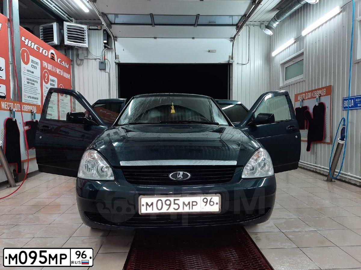 Фото автомобиля LADA 2172 PRIORA, 2008 — госномер М095МР96. Цвет: ЧЕРНЫЙ
