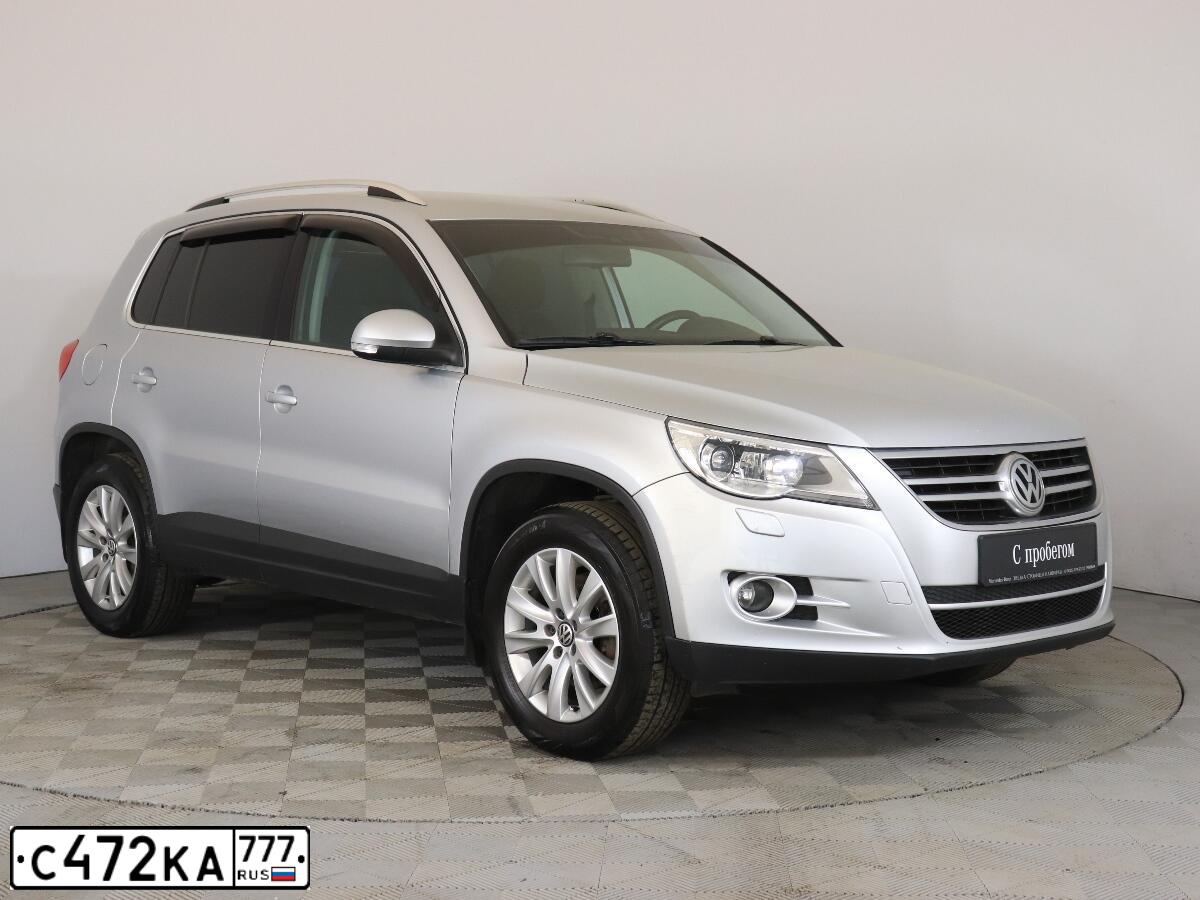 Фото автомобиля VOLKSWAGEN TIGUAN, 2011 — госномер Т169ТЕ790. Цвет: СЕРЕБРИСТЫЙ
