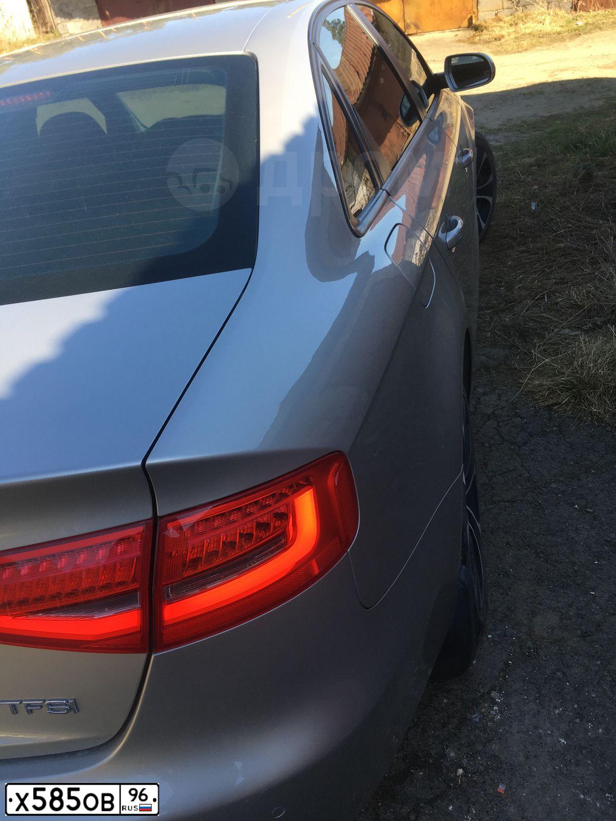 Фото автомобиля AUDI A4, 2013 — госномер Е318КВ186. Цвет: СЕРО-ЗОЛОТИСТЫЙ