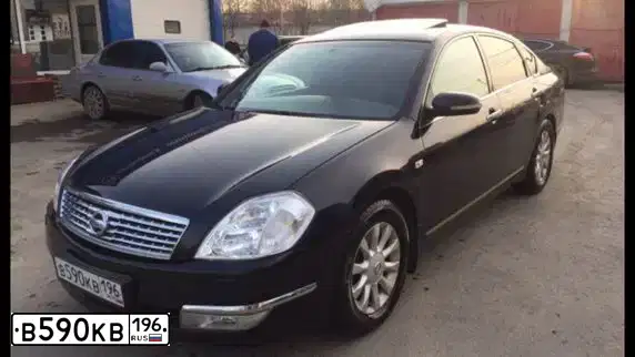 Фото автомобиля NISSAN TEANA, 2006 — госномер Х863НН72. Цвет: ЧЕРНЫЙ