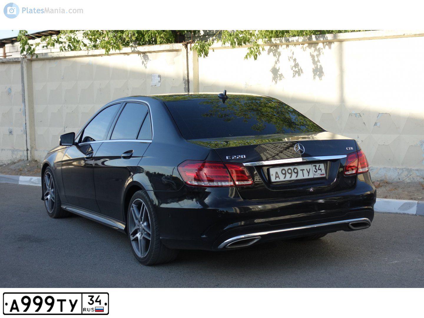 Фото автомобиля MERCEDES E-KLASSE, 2011 — госномер А755АА134. Цвет: ЧЕРНЫЙ