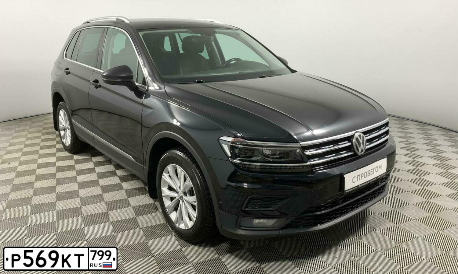 Фото автомобиля VOLKSWAGEN TIGUAN, 2018 — госномер Т026ЕУ71. Цвет: ЧЕРНЫЙ