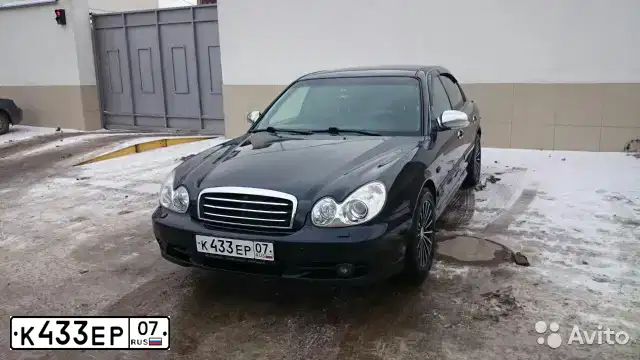 Фото автомобиля НУUNDАI  SОNАТА, 2004 — госномер М188МР56. Цвет: ЧЕРНЫЙ