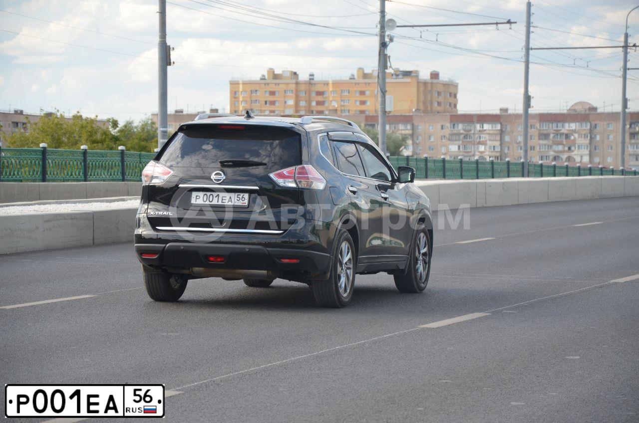 Фото автомобиля NISSAN X-TRAIL, 2011 — госномер Х561ОО56. Цвет: ЧЕРНЫЙ