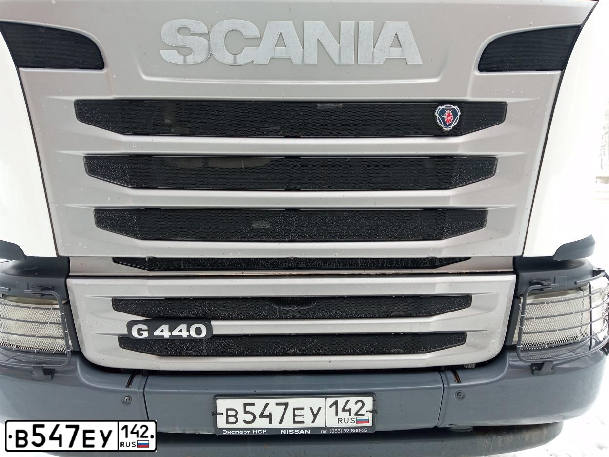Фото автомобиля SCANIA STREAMLINE G, 2017 — госномер К966ВС122. Цвет: Белый