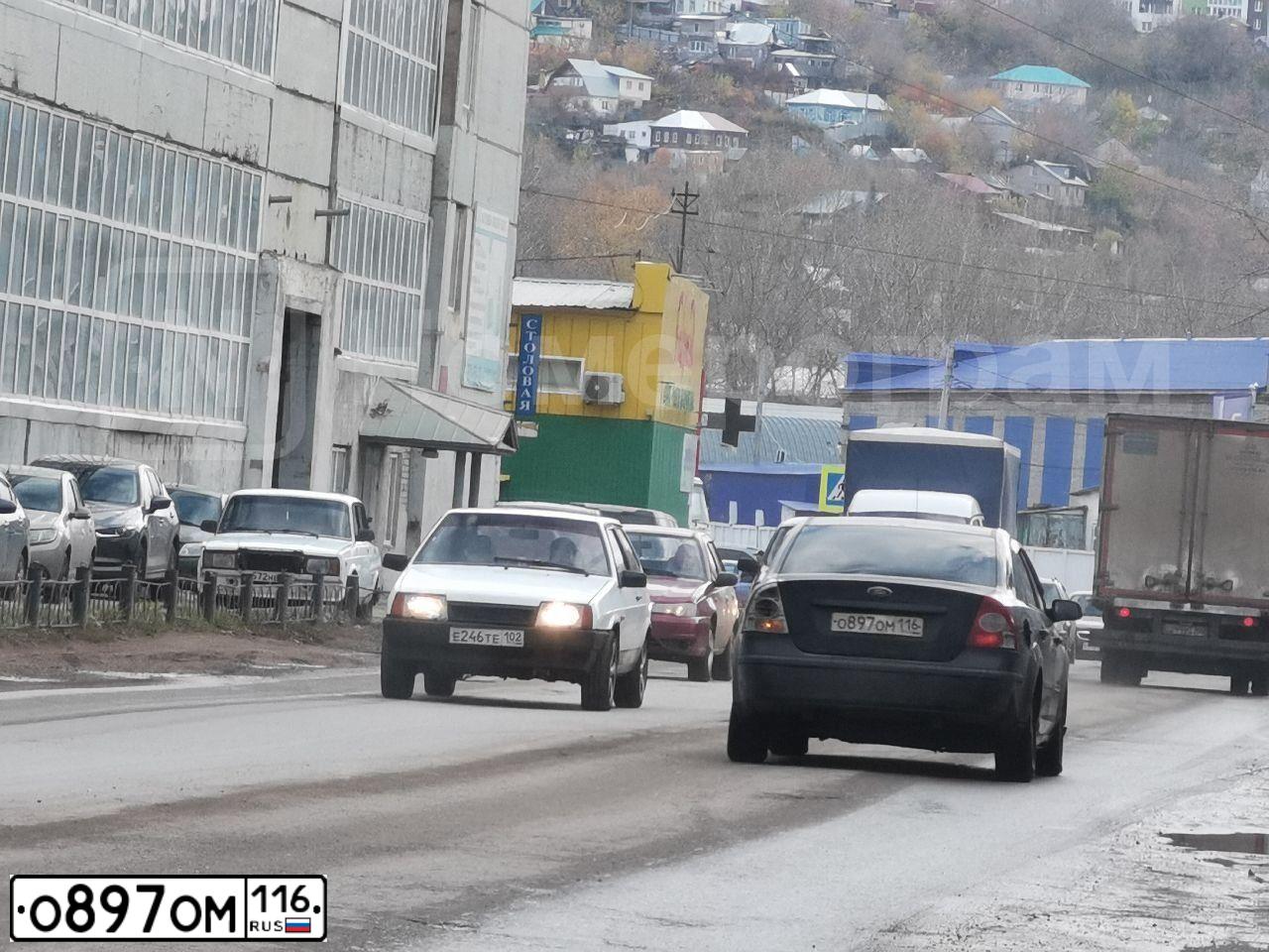 Фото автомобиля FORD D FOCUS, 2007 — госномер О897ОМ116. Цвет: ЧЕРНЫЙ