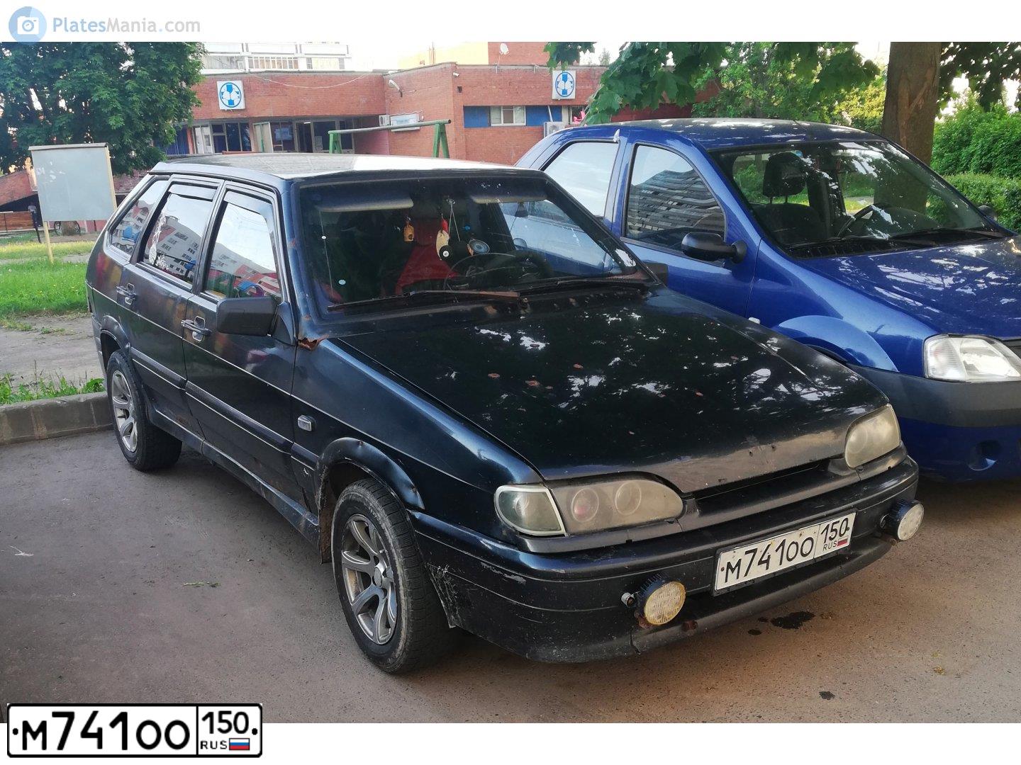 Фото автомобиля LADA 2114 SAMARA, 2004 — госномер М741ОО150. Цвет: ГРАФИТОВЫЙ МЕТАЛЛИК