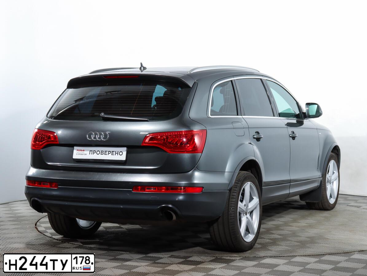 Фото автомобиля АУДИ Q7, 2009 — госномер В481АС76. Цвет: СЕРО-ЗЕЛЕНЫЙ