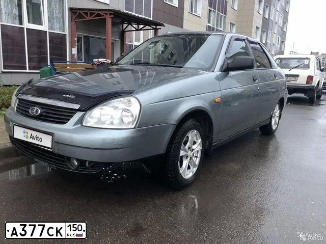 Фото автомобиля LADA 2172 PRIORA, 2008 — госномер А377СХ150. Цвет: СРЕДНИЙ СЕРО-ЗЕЛЕНЫЙ МЕТАЛЛ