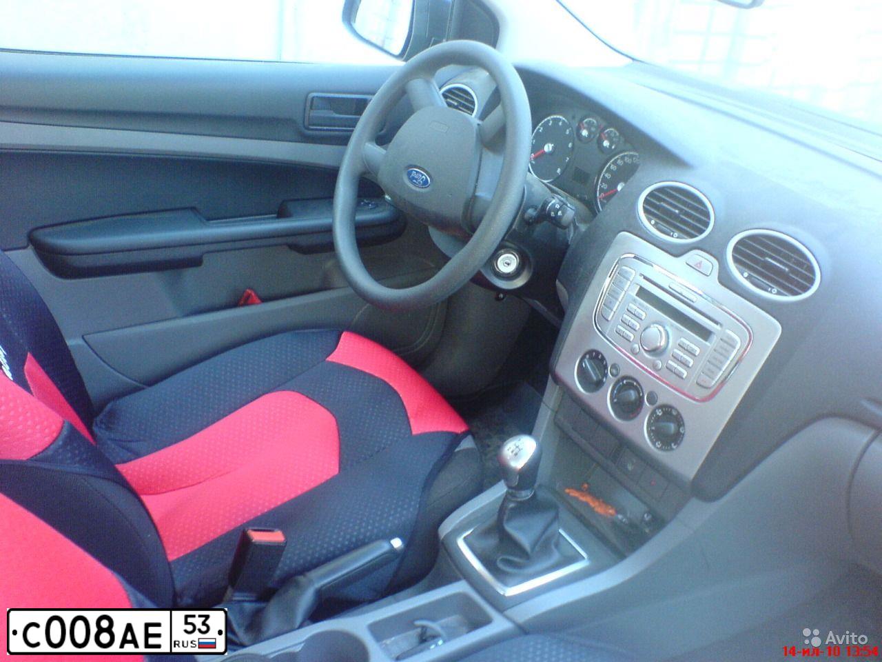 Фото автомобиля FORD FOCUS, 2009 — госномер С008АЕ53. Цвет: ЧЕРНЫЙ