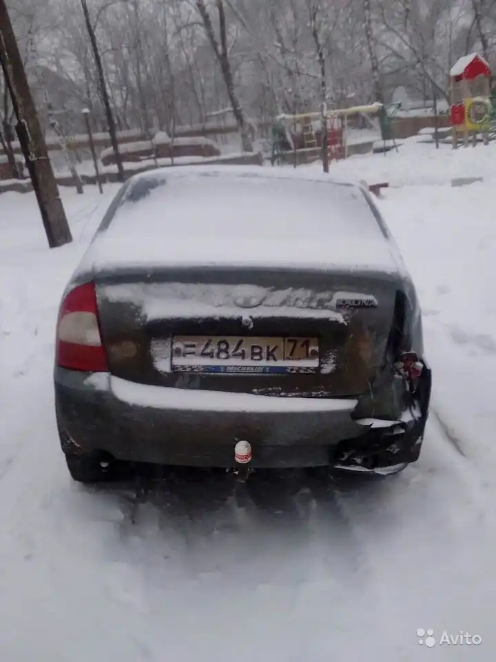 Фото автомобиля LADA 1118 KALINA, 2008 — госномер Е484ВК71. Цвет: ТЕМНО-СЕРЫЙ МЕТАЛЛИК