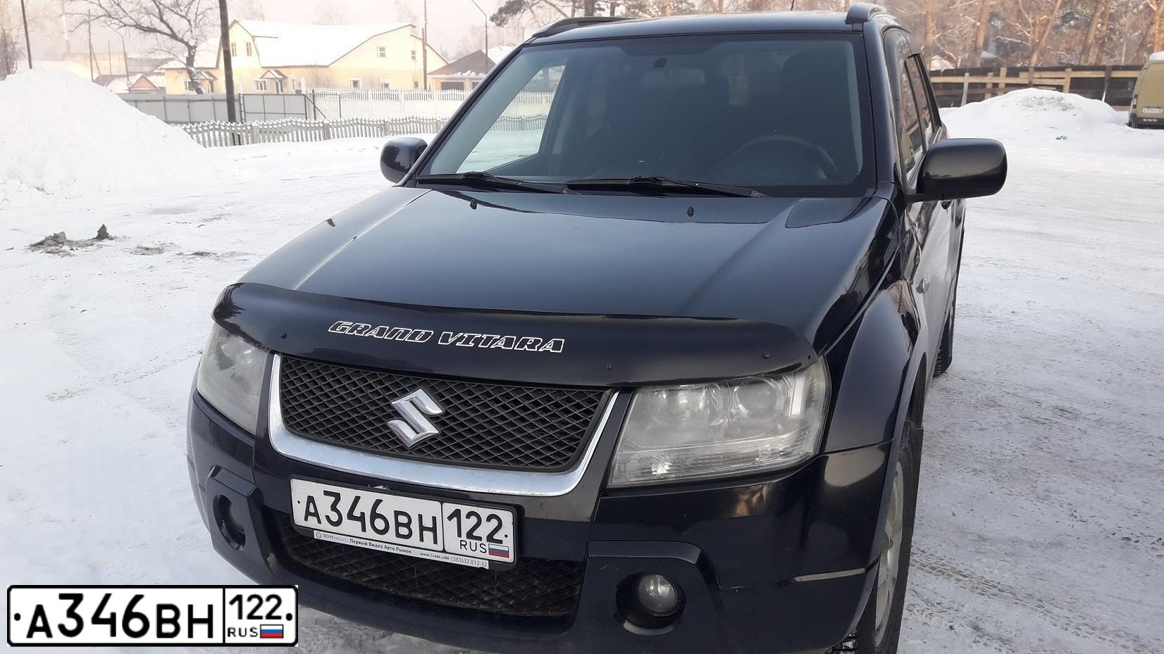 Фото автомобиля SUZUKI /GRAND/ VITARA, 2008 — госномер Х672МН199. Цвет: ЧЕРНЫЙ