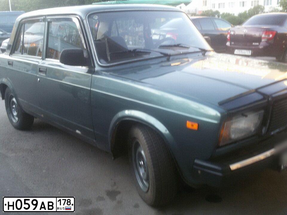Фото автомобиля LADA 2190 GRANTA, 2012 — госномер Н059АВ178. Цвет: ТЕМНО-ВИШНЕВЫЙ
