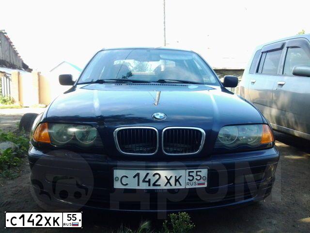 Фото автомобиля BMW SERIE 3, 1999 — госномер У166ММ55. Цвет: ТЕМНО-СИНИЙ