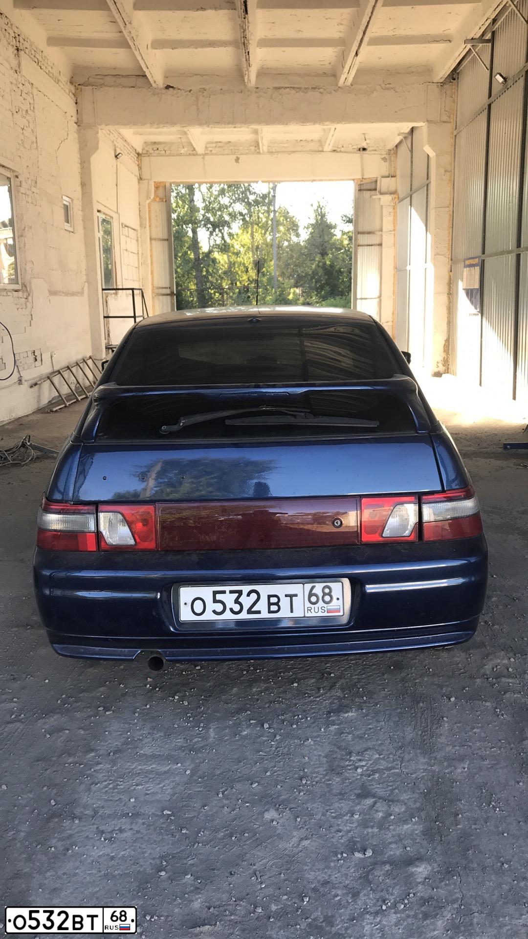 Фото автомобиля LADA 2112, 2007 — госномер О089ТА68. Цвет: Серебристо-темно-синий