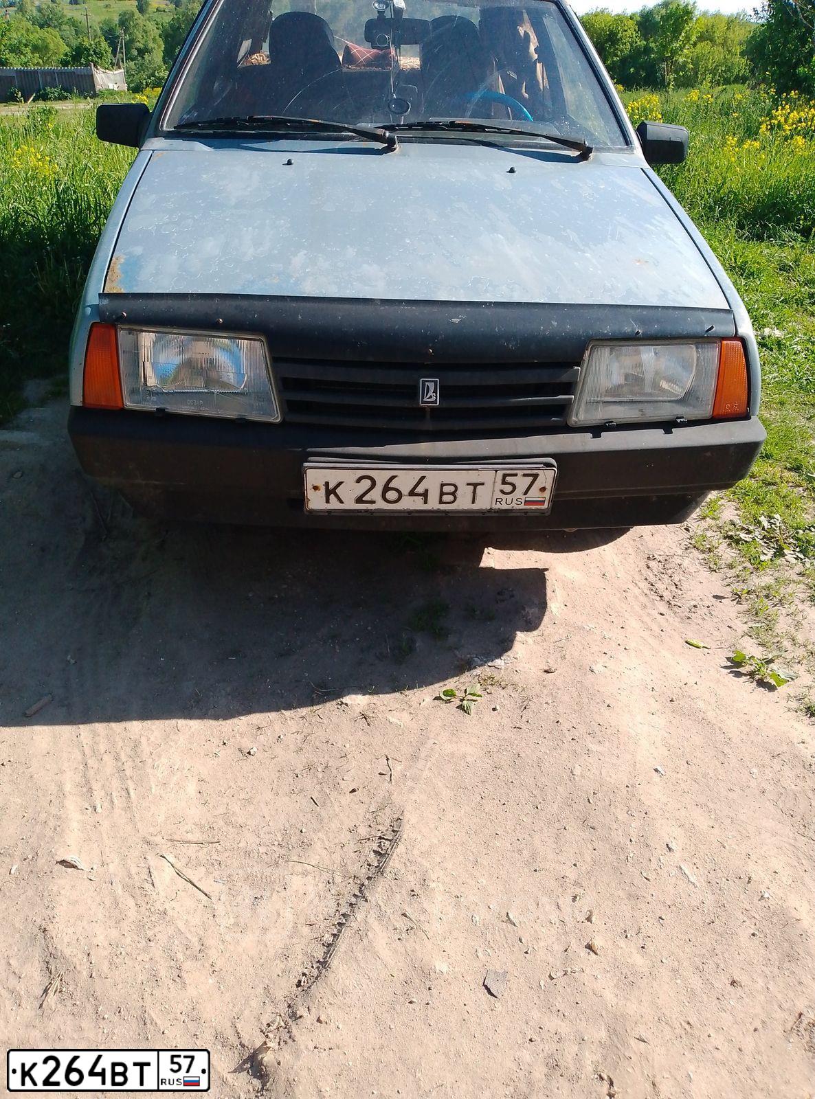 Фото автомобиля LADA 2109 SAMARA, 2001 — госномер К264ВТ57. Цвет: ЗОЛОТИСТО-СЕРЫЙ