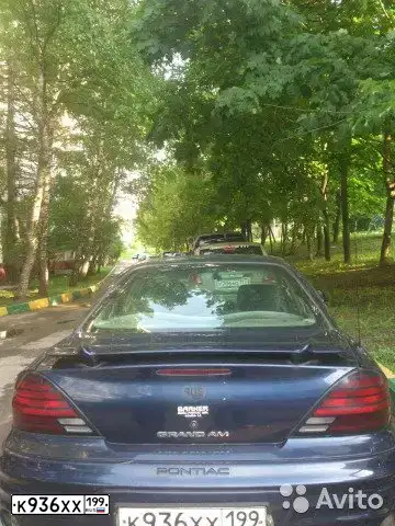 Фото автомобиля PONTIAC GRAND AM, 2000 — госномер У936ВА774. Цвет: СИНИЙ