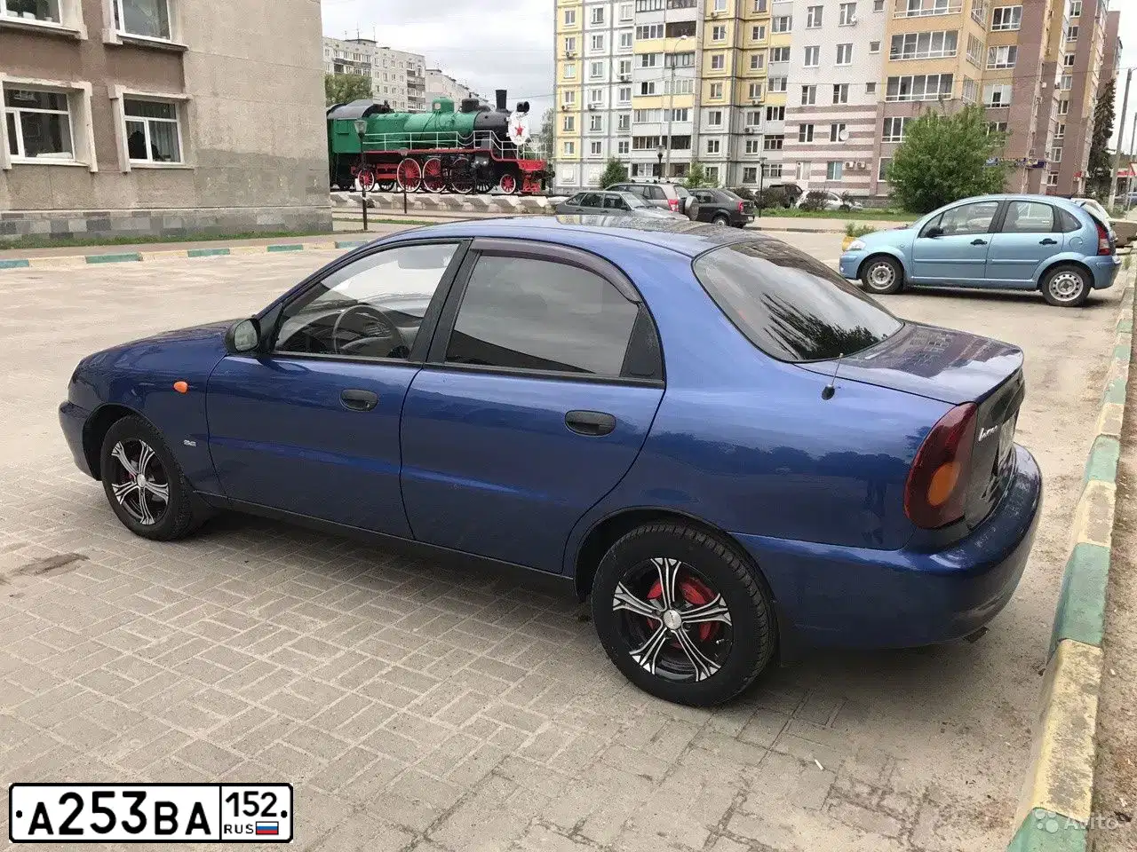 Фото автомобиля ZAZ LANOS, 2009 — госномер А253ВА152. Цвет: СИНИЙ