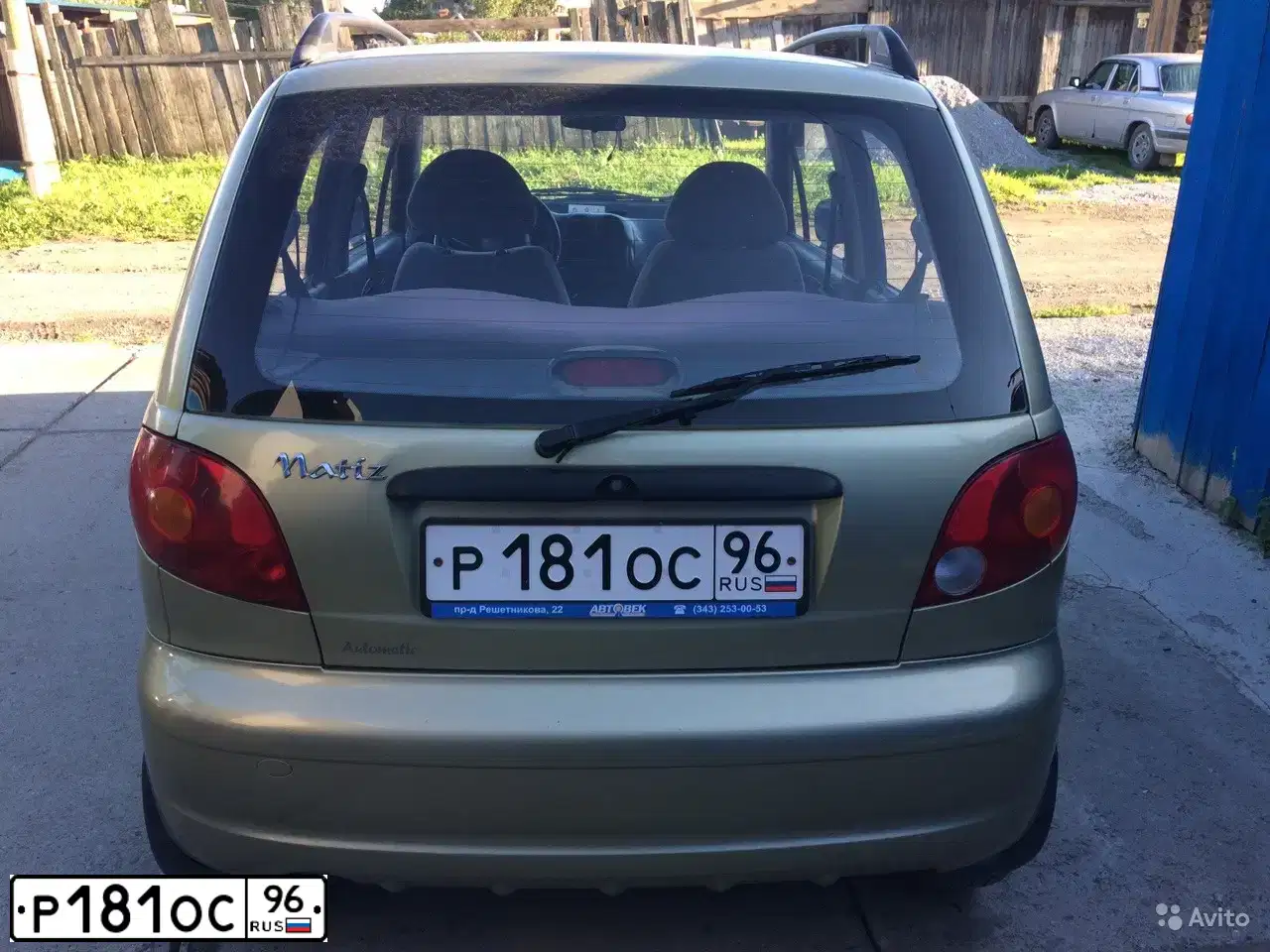 Фото автомобиля ДЭУ МАТIZ, 2007 — госномер Т734НР196. Цвет: БЕЖЕВЫЙ