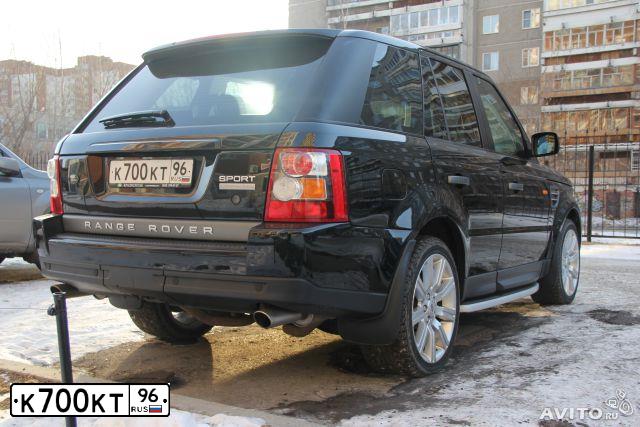 Фото автомобиля LANDROVER RANGE ROVER SPORT, 2007 — госномер К700КТ96. Цвет: ЧЕРНЫЙ