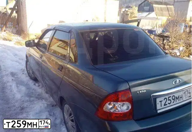 Фото автомобиля LADA PRIORA, 2008 — госномер Х430ВХ774. Цвет: СЕРО-СИНЕ-ЗЕЛЕНЫЙ