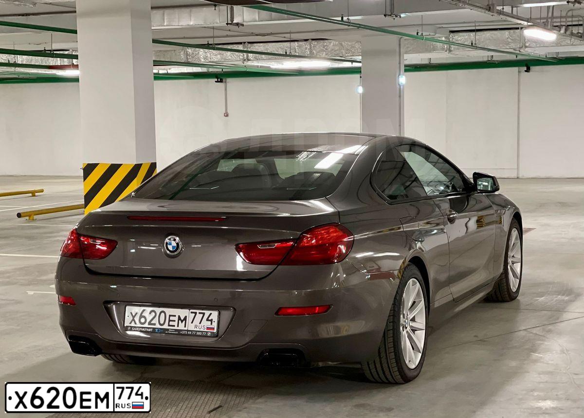 Фото автомобиля BMW 650I, 2012 — госномер А877ХМ147. Цвет: Коричневый